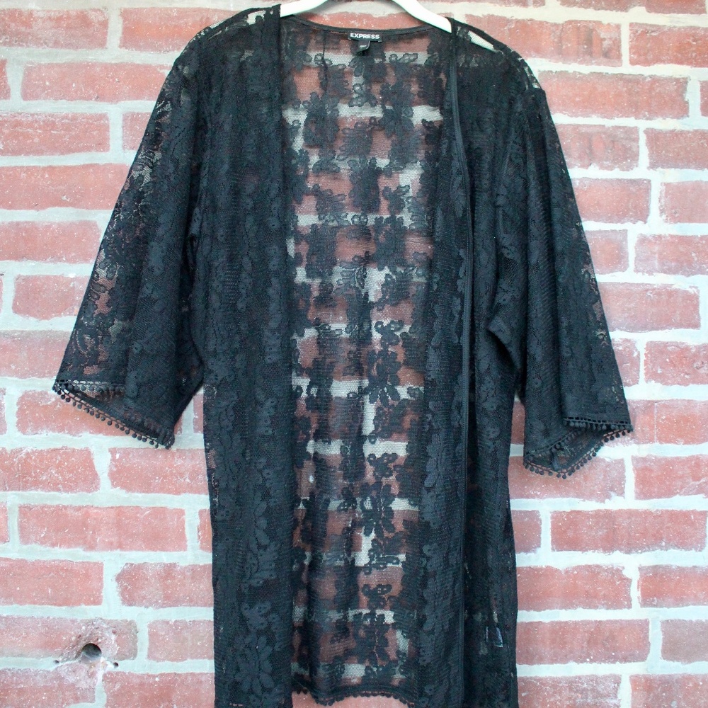 Black Lace Cover-Up